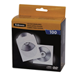 Fellowes CD/DVD Envelopes, Pack of 100